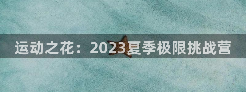 JJB竞技宝官网下载软件:运动之花:2023夏季极限挑战营